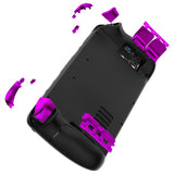 eXtremeRate Chrome Purple Replacement Full Set Buttons for Steam Deck Console - JESDD002