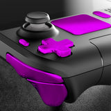 eXtremeRate Chrome Purple Replacement Full Set Buttons for Steam Deck Console - JESDD002