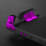 eXtremeRate Chrome Purple Replacement Full Set Buttons for Steam Deck Console - JESDD002
