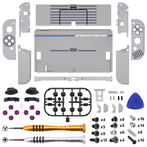 eXtremeRate Replacement Full Set Shell for Nintendo Switch OLED - Clas ...