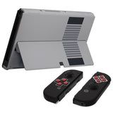 eXtremeRate Replacement Soft Touch Full Set Shell for Nintendo Switch OLED - Classic NES Style - QNSOY7001