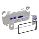 eXtremeRate Classic SNES Style DIY Replacement Shell for NS Switch Lite, NSL Handheld Controller Housing w/Screen Protector, Custom Case Cover for NS Switch Lite - DLT138