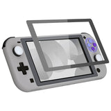 eXtremeRate Classic SNES Style DIY Replacement Shell for NS Switch Lite, NSL Handheld Controller Housing w/Screen Protector, Custom Case Cover for NS Switch Lite - DLT138