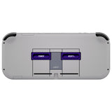 eXtremeRate Classic SNES Style DIY Replacement Shell for NS Switch Lite, NSL Handheld Controller Housing w/Screen Protector, Custom Case Cover for NS Switch Lite - DLT138
