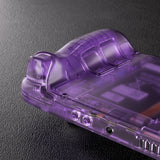 eXtremeRate Replacement Clear Atomic Purple Full Set Shell with Buttons for Steam Deck LCD - QESDM003