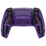 eXtremeRate Clear Atomic Purple Remappable RISE4 Remap Kit for ps5 Controller BDM-030/040, Upgrade Board & Redesigned Back Shell & 4 Back Buttons for ps5 Controller - Controller NOT Included - YPFM5002G3