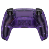 eXtremeRate Clear Atomic Purple Remappable RISE 4.0 Remap Kit for ps5 Controller BDM-030, Upgrade Board & Redesigned Back Shell & 4 Back Buttons for ps5 Controller - Controller NOT Included - YPFM5002G3