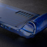 eXtremeRate Replacement Clear Blue Full Set Shell with Buttons for Steam Deck Console - QESDM005