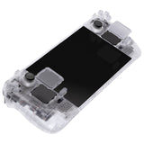 eXtremeRate Replacement Clear Full Set Shell with Buttons for Steam Deck Console - QESDM001