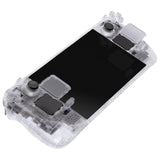 eXtremeRate Replacement Clear Full Set Shell with Buttons for Steam Deck LCD - QESDM001
