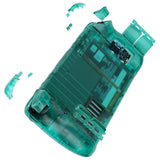 eXtremeRate Replacement Clear Emerald Green Full Set Shell with Buttons for Steam Deck Console - QESDM004