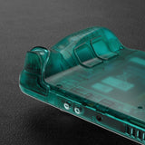 eXtremeRate Replacement Clear Emerald Green Full Set Shell with Buttons for Steam Deck Console - QESDM004