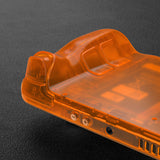 eXtremeRate Replacement Clear Orange Full Set Shell with Buttons for Steam Deck Console - QESDM007