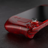 eXtremeRate Replacement Clear Red Full Set Shell with Buttons for Steam Deck Console - QESDM006