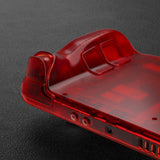 eXtremeRate Replacement Clear Red Full Set Shell with Buttons for Steam Deck Console - QESDM006