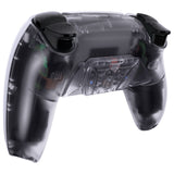 eXtremeRate Clear Remappable RISE 4.0 Remap Kit for ps5 Controller BDM-030, Upgrade Board & Redesigned Back Shell & 4 Back Buttons for ps5 Controller - Controller NOT Included - YPFM5001G3