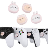 PlayVital Cosplaying Kitten & Puppy Cute Thumb Grip Caps for PS5/4 Controller, Silicone Analog Stick Caps Cover for Xbox Series X/S, Thumbstick Caps for Switch Pro Controller - PJM3030