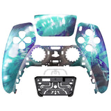 eXtremeRate Crystal Fantasy Front Housing Shell Compatible with ps5 Controller BDM-010 BDM-020 BDM-030, DIY Replacement Shell Custom Touch Pad Cover Compatible with ps5 Controller - ZPFR009G3