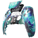 eXtremeRate Crystal Fantasy Front Housing Shell Compatible with ps5 Controller BDM-010 BDM-020 BDM-030, DIY Replacement Shell Custom Touch Pad Cover Compatible with ps5 Controller - ZPFR009G3