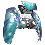 eXtremeRate Crystal Fantasy Front Housing Shell Compatible with ps5 Controller BDM-010 BDM-020 BDM-030, DIY Replacement Shell Custom Touch Pad Cover Compatible with ps5 Controller - ZPFR009G3