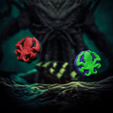 PlayVital Switch Joystick Caps, Switch Lite Thumbstick Caps, Silicone Analog Cover for Switch OLED Joycon Thumb Grip Rocker Caps for Nintendo Switch & Switch Lite - Cthulhu The Octopus - NJM1186