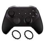 eXtremeRate Custom Accent Rings for Xbox Elite Series 2 Core & for Elite Series 2 & for Xbox One Elite Controller, Compatible with eXtremeRate ASR Version Shell for Xbox Series X/S Controller - Black - XOJ13008GC
