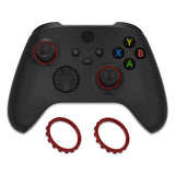 eXtremeRate Custom Accent Rings for Xbox Elite Series 2 Core & for Elite Series 2 & for Xbox One Elite Controller, Compatible with eXtremeRate ASR Version Shell for Xbox Series X/S Controller - Carmine Red - XOJ13013GC