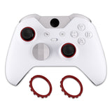 eXtremeRate Custom Accent Rings for Xbox Elite Series 2 Core & for Elite Series 2 & for Xbox One Elite Controller, Compatible with eXtremeRate ASR Version Shell for Xbox Series X/S Controller - Carmine Red - XOJ13013GC