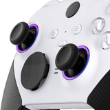 eXtremeRate Custom Accent Rings for Xbox Elite Series 2 Core & for Elite Series 2 & for Xbox One Elite Controller, Compatible with eXtremeRate ASR Version Shell for Xbox Series X/S Controller - Chameleon Purple Blue Glossy - XOJ13001GC