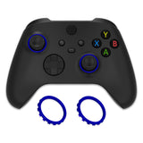 eXtremeRate Custom Accent Rings for Xbox Elite Series 2 Core & for Elite Series 2 & for Xbox One Elite Controller, Compatible with eXtremeRate ASR Version Shell for Xbox Series X/S Controller - Chrome Blue - XOJ13012GC