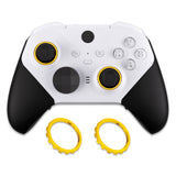 eXtremeRate Custom Accent Rings for Xbox Elite Series 2 Core & for Elite Series 2 & for Xbox One Elite Controller, Compatible with eXtremeRate ASR Version Shell for Xbox Series X/S Controller - Chrome Gold - XOJ13009GC