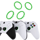 eXtremeRate Custom Accent Rings for Xbox Elite Series 2 Core & for Elite Series 2 & for Xbox One Elite Controller, Compatible with eXtremeRate ASR Version Shell for Xbox Series X/S Controller - Green - XOJ13005GC