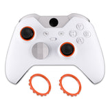 eXtremeRate Custom Accent Rings for Xbox Elite Series 2 Core & for Elite Series 2 & for Xbox One Elite Controller, Compatible with eXtremeRate ASR Version Shell for Xbox Series X/S Controller - Orange - XOJ13003GC