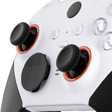 eXtremeRate Custom Accent Rings for Xbox Elite Series 2 Core & for Elite Series 2 & for Xbox One Elite Controller, Compatible with eXtremeRate ASR Version Shell for Xbox Series X/S Controller - Orange - XOJ13003GC