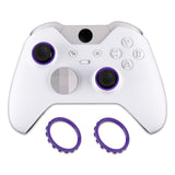 eXtremeRate Custom Accent Rings for Xbox Elite Series 2 Core & for Elite Series 2 & for Xbox One Elite Controller, Compatible with eXtremeRate ASR Version Shell for Xbox Series X/S Controller - Purple - XOJ13006GC