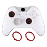 eXtremeRate Custom Accent Rings for Xbox Elite Series 2 Core & for Elite Series 2 & for Xbox One Elite Controller, Compatible with eXtremeRate ASR Version Shell for Xbox Series X/S Controller - Scarlet Red - XOJ13002GC