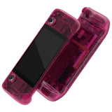 eXtremeRate Replacement Clear Candy Pink Full Set Shell with Buttons for Steam Deck Console - QESDM008
