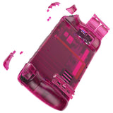 eXtremeRate Replacement Clear Candy Pink Full Set Shell with Buttons for Steam Deck LCD - QESDM008