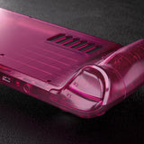 eXtremeRate Replacement Clear Candy Pink Full Set Shell with Buttons for Steam Deck Console - QESDM008