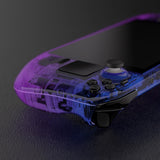 eXtremeRate Replacement Gradient Translucent Bluebell Full Set Shell with Buttons for Steam Deck Console - QESDP008