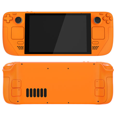 eXtremeRate Replacement Orange Full Set Shell with Buttons for Steam Deck Console - QESDP010