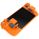 eXtremeRate Replacement Orange Full Set Shell with Buttons for Steam Deck LCD - QESDP010