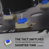 eXtremeRate Face Clicky Kit for PS5 Controller BDM-030, Custom Tactile Dpad Action Buttons for PS5 Controller, Mouse Click Kit for PS5 Controller - PFMD014