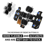 eXtremeRate Face Clicky Kit for PS5 Controller BDM-030, Custom Tactile Dpad Action Buttons for PS5 Controller, Mouse Click Kit for PS5 Controller - PFMD014