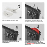 Natural Grip Added Height and Width Buttons for Steam Deck, L1R1L2R2 Extender for Steam Deck - Purple - DJMSDJ003