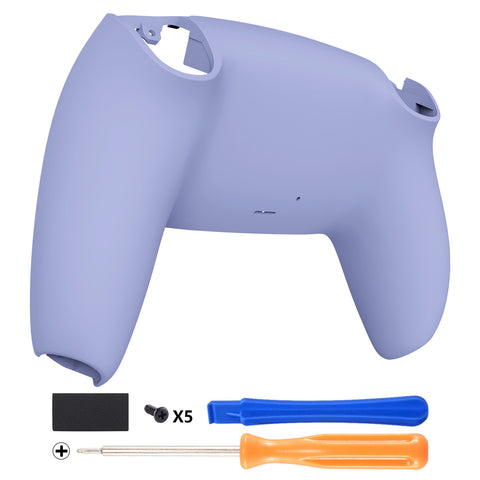 eXtremeRate Light Violet Custom Back Housing Bottom Shell Compatible with ps5 Controller, Replacement Back Shell Cover Compatible with ps5 Controller - DPFP3010