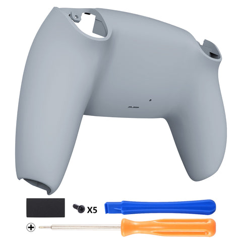 eXtremeRate New Hope Gray Custom Back Housing Bottom Shell Compatible with ps5 Controller, Replacement Back Shell Cover Compatible with ps5 Controller - DPFP3028