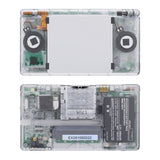eXtremeRate Clear Replacement Full Housing Shell for Nintendo DS Lite, Custom Handheld Console Case Cover with Buttons, Screen Lens for Nintendo DS Lite NDSL - Console NOT Included - DSLM5001