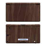 eXtremeRate Wood Grain Replacement Full Housing Shell for Nintendo DS Lite, Custom Handheld Console Case Cover with Buttons, Screen Lens for Nintendo DS Lite NDSL - Console NOT Included - DSLS2001