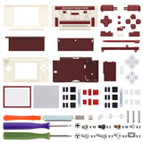 eXtremeRate Classic FC Style Replacement Full Housing Shell for Nintendo DS Lite, Custom Handheld Console Case Cover with Buttons, Screen Lens for Nintendo DS Lite NDSL - Console NOT Included - DSLY001